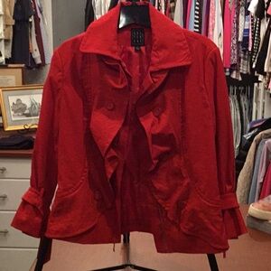Due Per Due Jacket Red size S. Like new
